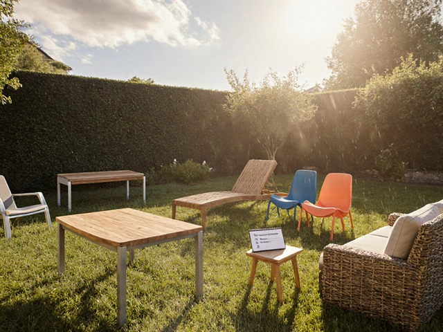 Bestes Material für Gartenmöbel - Welches ist das Richtige?