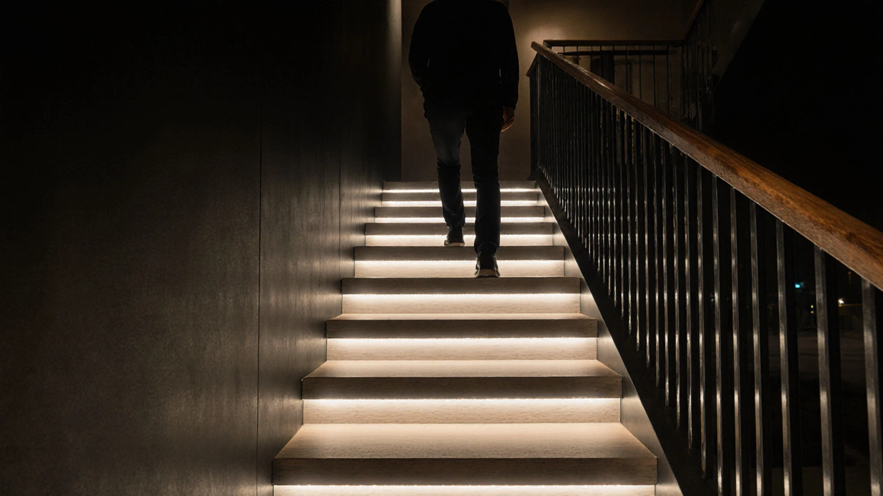 Treppenbeleuchtung integrieren: So sichern Sie Ihre Treppe und schaffen ein warmes Ambiente