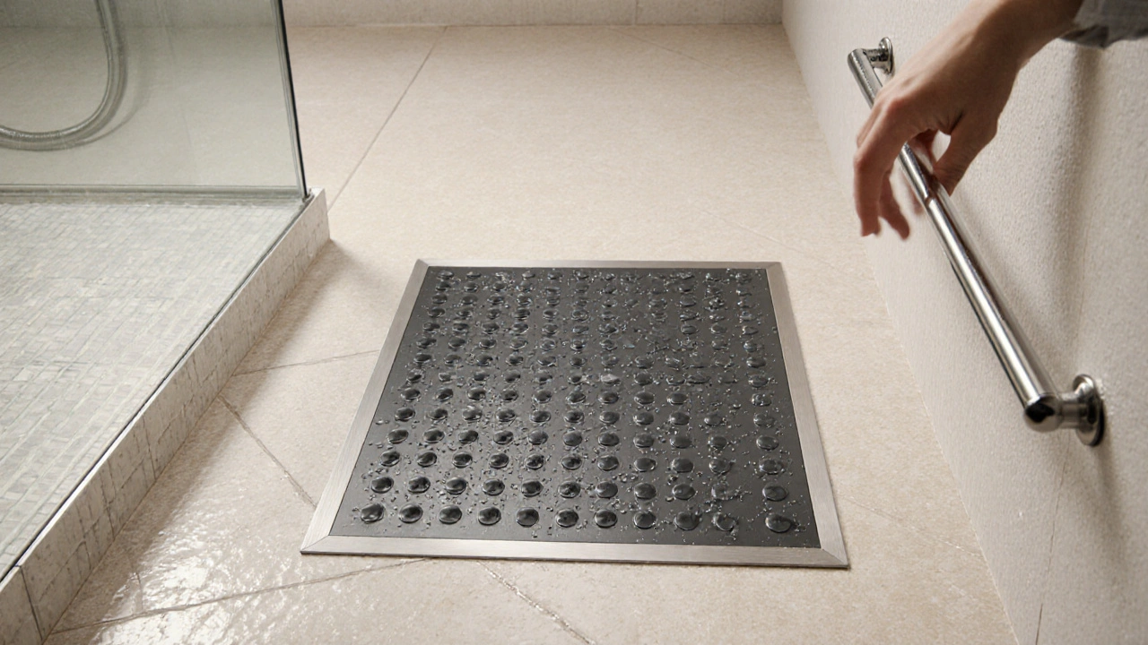 Taktile Hilfen im Bad: Bodenindikatoren und Griffpositionen für mehr Sicherheit