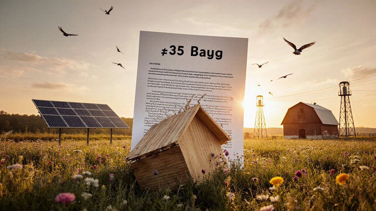 Verbotenes Wochenendhaus wird von einem rechtlichen Dokument zerdrückt