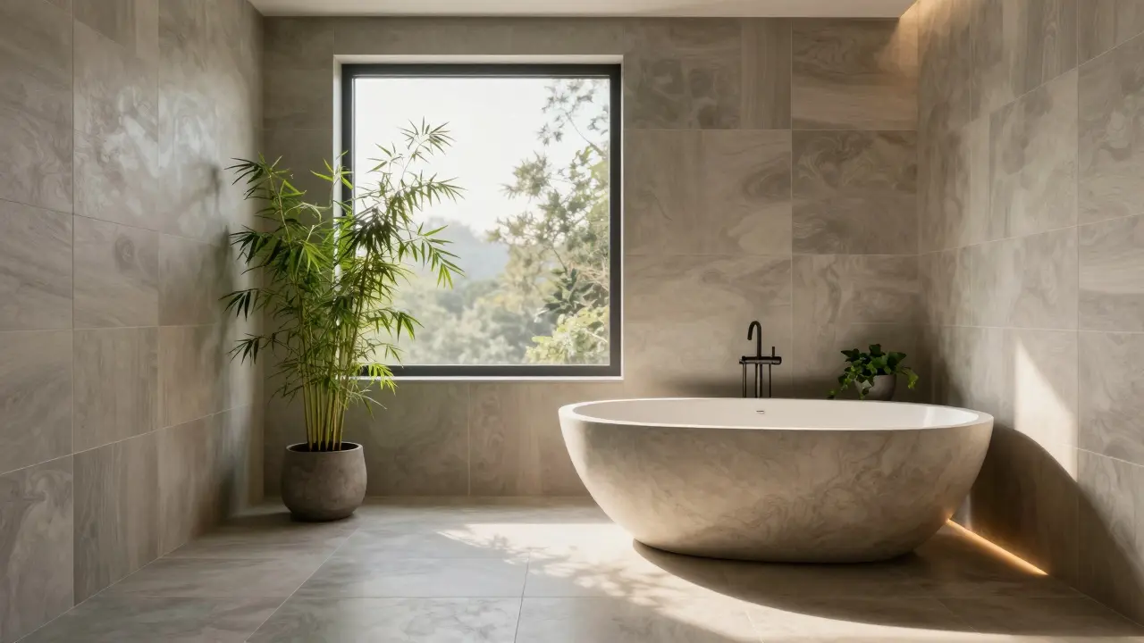 Badezimmer als Spa: So schaffst du mit Farben, Licht und Materialien deine Wohlfühloase