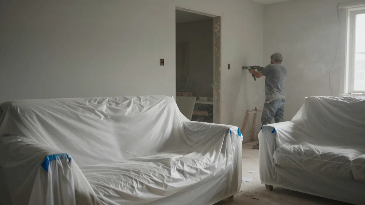 Staub und Schmutz im bewohnten Umbau: Die richtigen Schutzmaßnahmen
