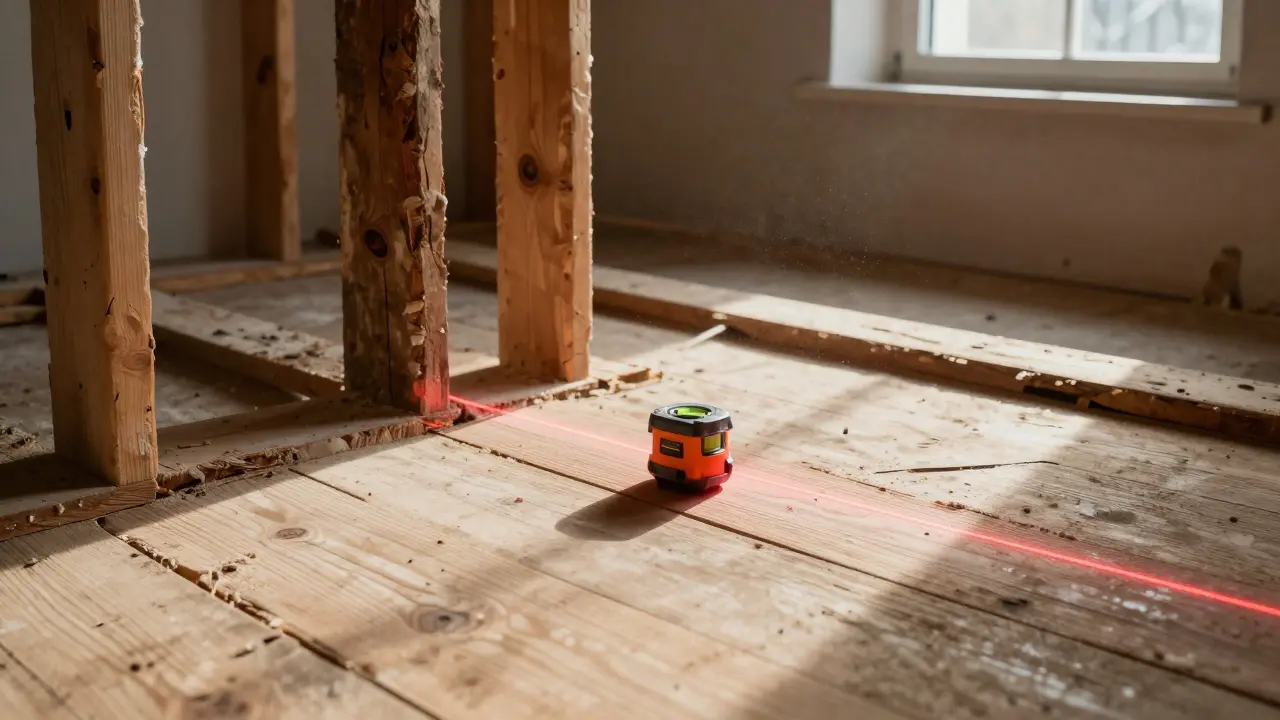 Bodenaufbau mit Dielen im Altbau: Schallschutz und Ebenheit richtig planen