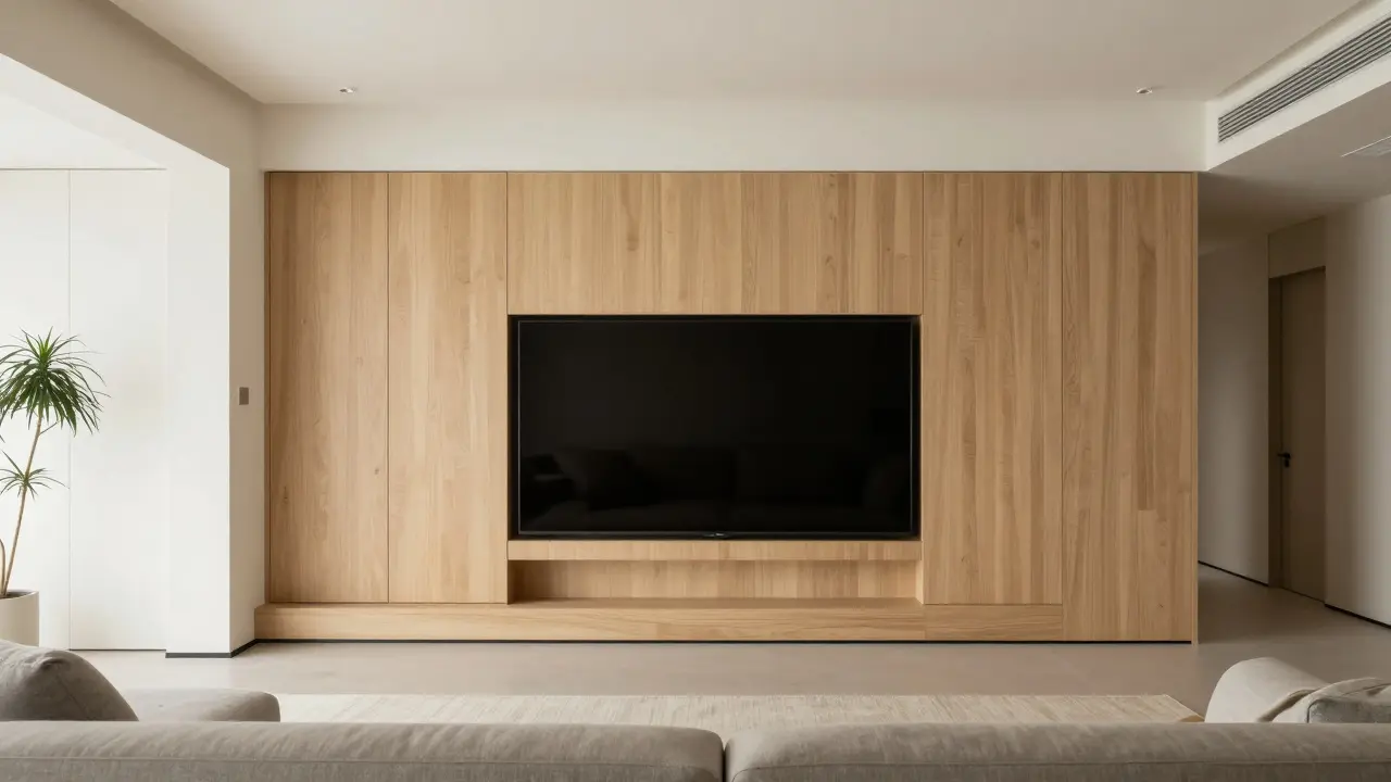 Fernseher im Wohnzimmer verstecken: Die besten Design-Lösungen für die TV-Ecke