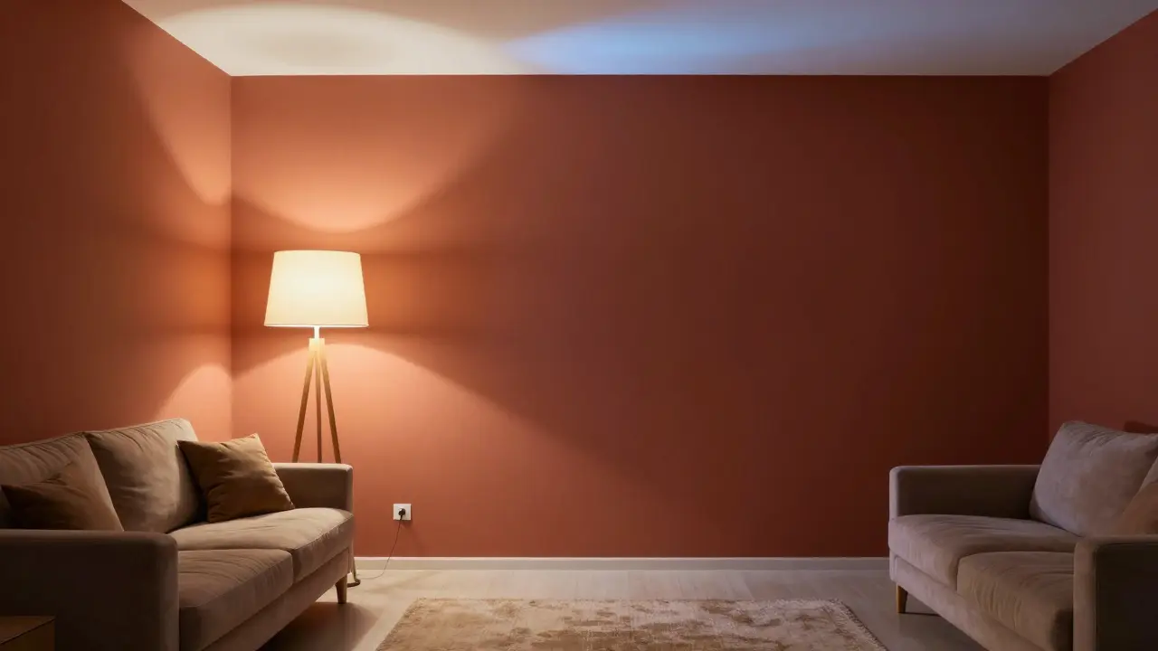 Designwechsel im Wohnzimmer: Farb- und Lichtkonzept im Vergleich