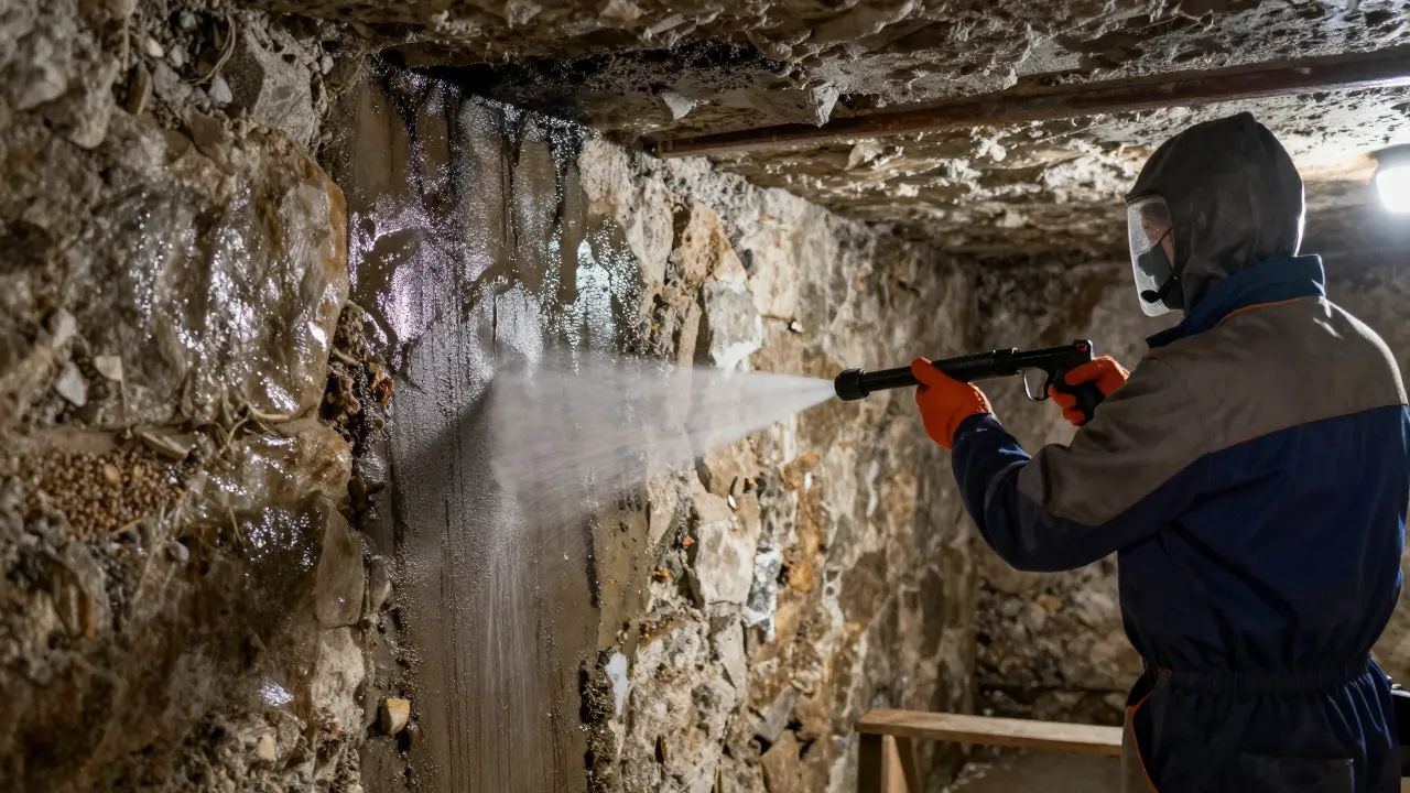 Keller-Innenabdichtung mit Dichtschlämme: Anleitung, Materialien und Tipps