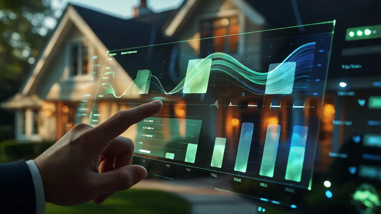 Abstrakte Darstellung von Ad-Budgets und Leads