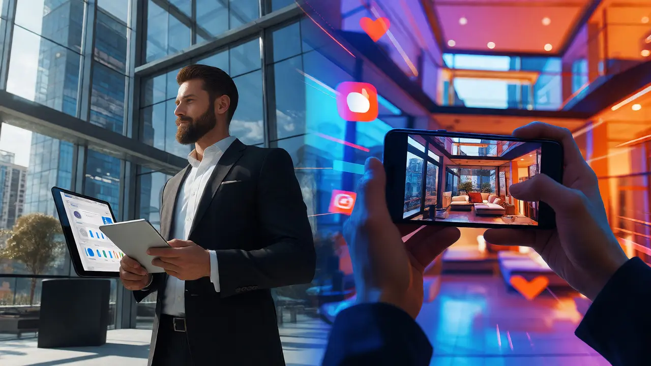 Makler nutzen LinkedIn und TikTok für Marketing