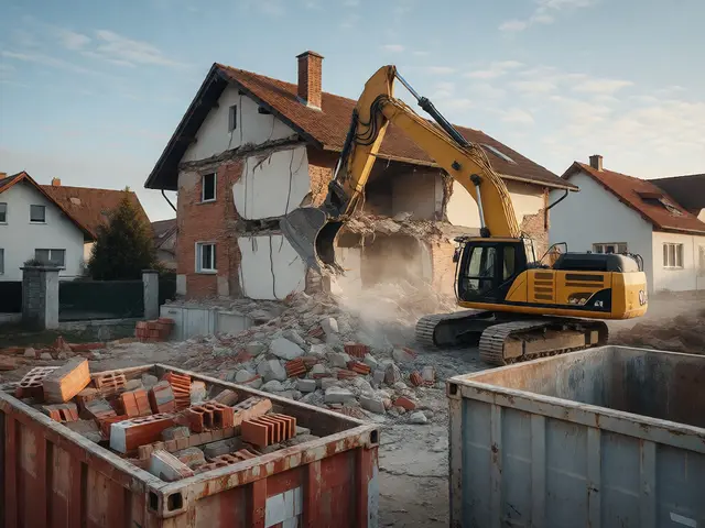 Abbruchkosten kalkulieren: Container, Entsorgung und Schadstoffe richtig einplanen